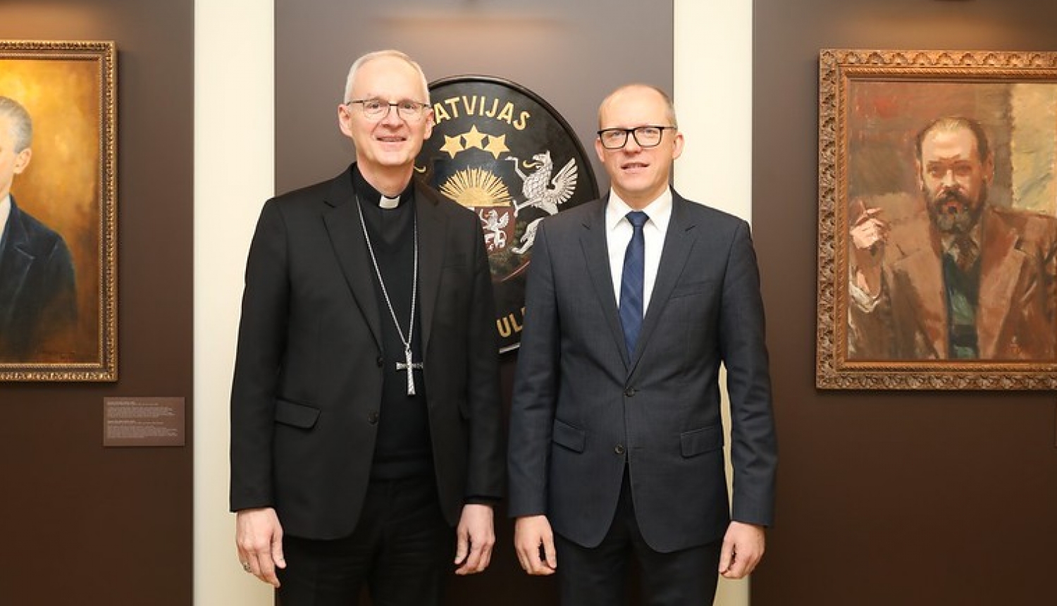 Ārlietu ministrijas valsts sekretārs Andris Pelšs tiekas ar Svētā Krēsla apustulisko nunciju Latvijā arhibīskapu Petaru Rajiču (Petar Rajić)