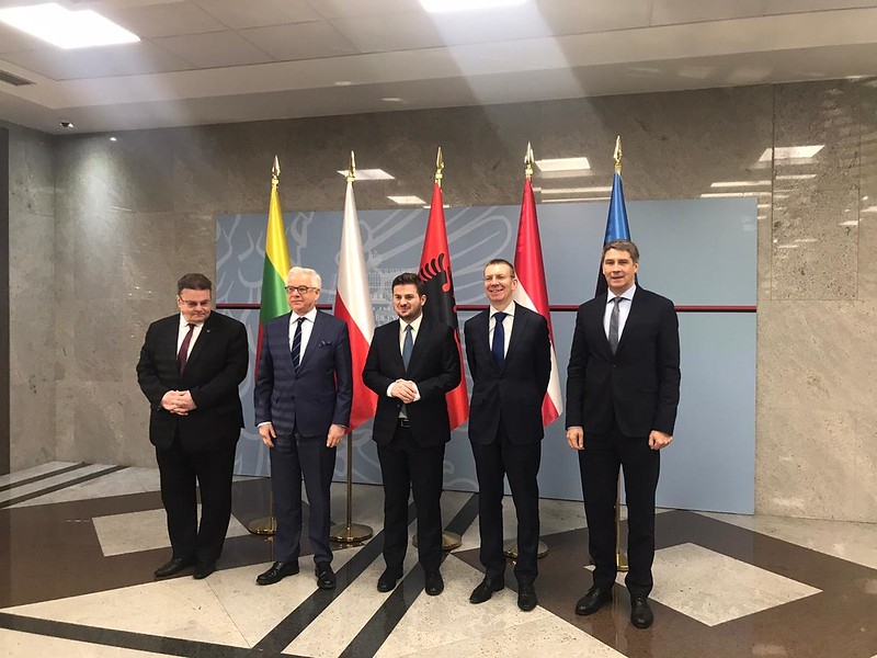 Edgars Rinkēvičs supports opening of EU accession negotiations with Albania