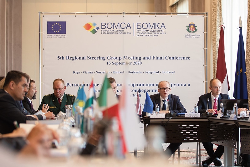 State Secretary Andris Pelšs takes part in the final conference for BOMCA9