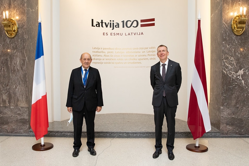 Foreign Minister Edgars Rinkēvičs signs strategic partnership priorities for Latvia and France as well as an Action Plan on cooperation in Education and Science