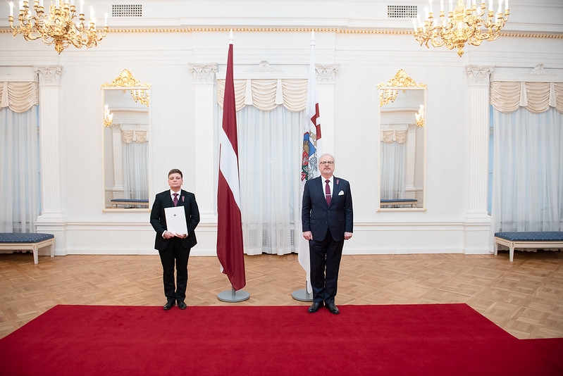 The new Ambassador of Latvia to Hungary, Agnese Kalniņa, receives her credentials