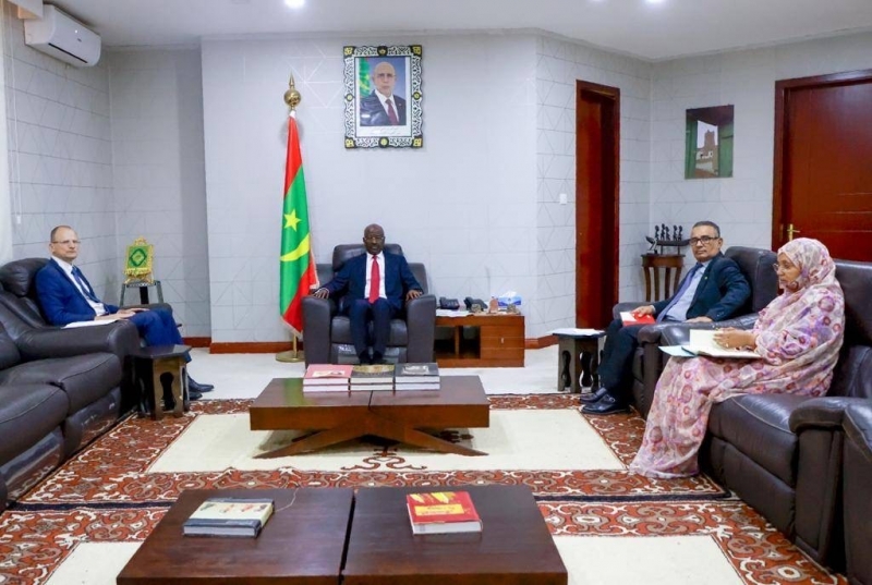 Ārlietu ministrijas īpašo uzdevumu vēstnieks Ilmārs Breidaks tikās ar Mauritānijas ārlietu ministru Muhammadu Sālimu Marzūku