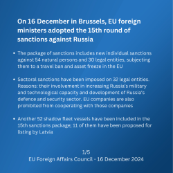 15th round of sanctions part 1