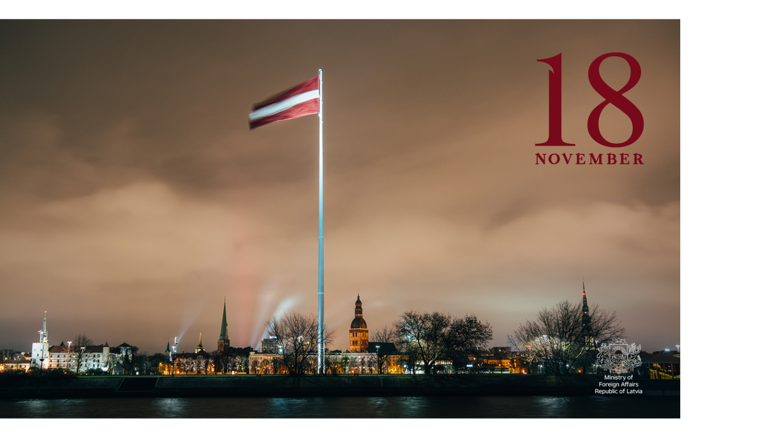 The Foreign Service sends its greetings on Latvia’s National Day