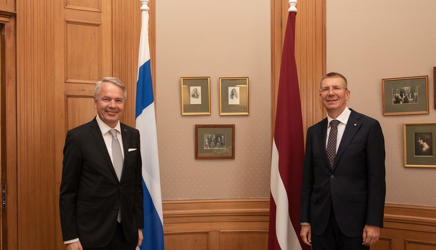 Edgars Rinkēvičs pauž gandarījumu par Latvijas un Somijas ciešajām politiskajām attiecībām