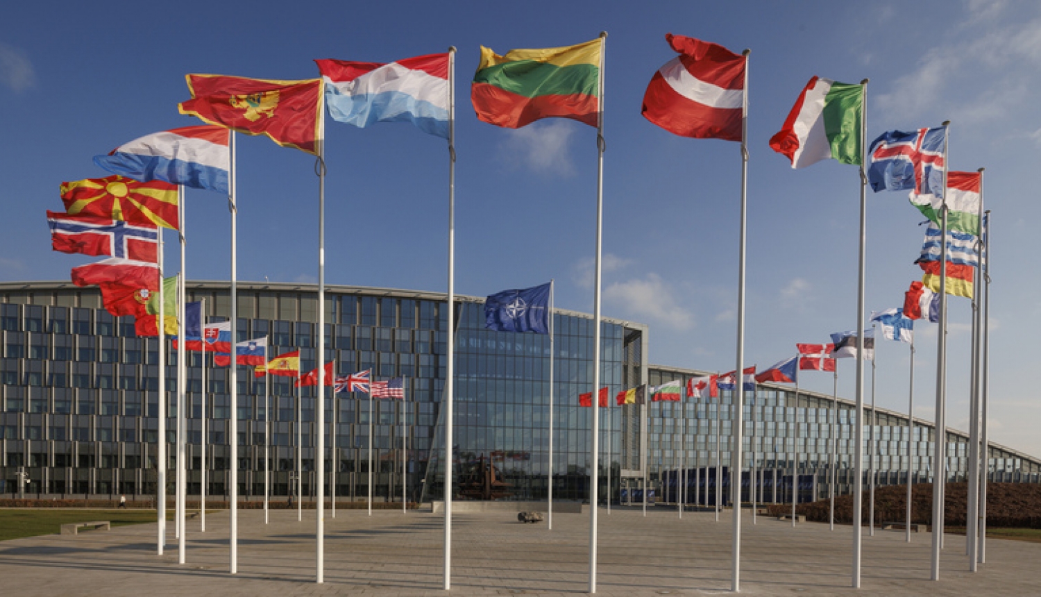 NATO flags