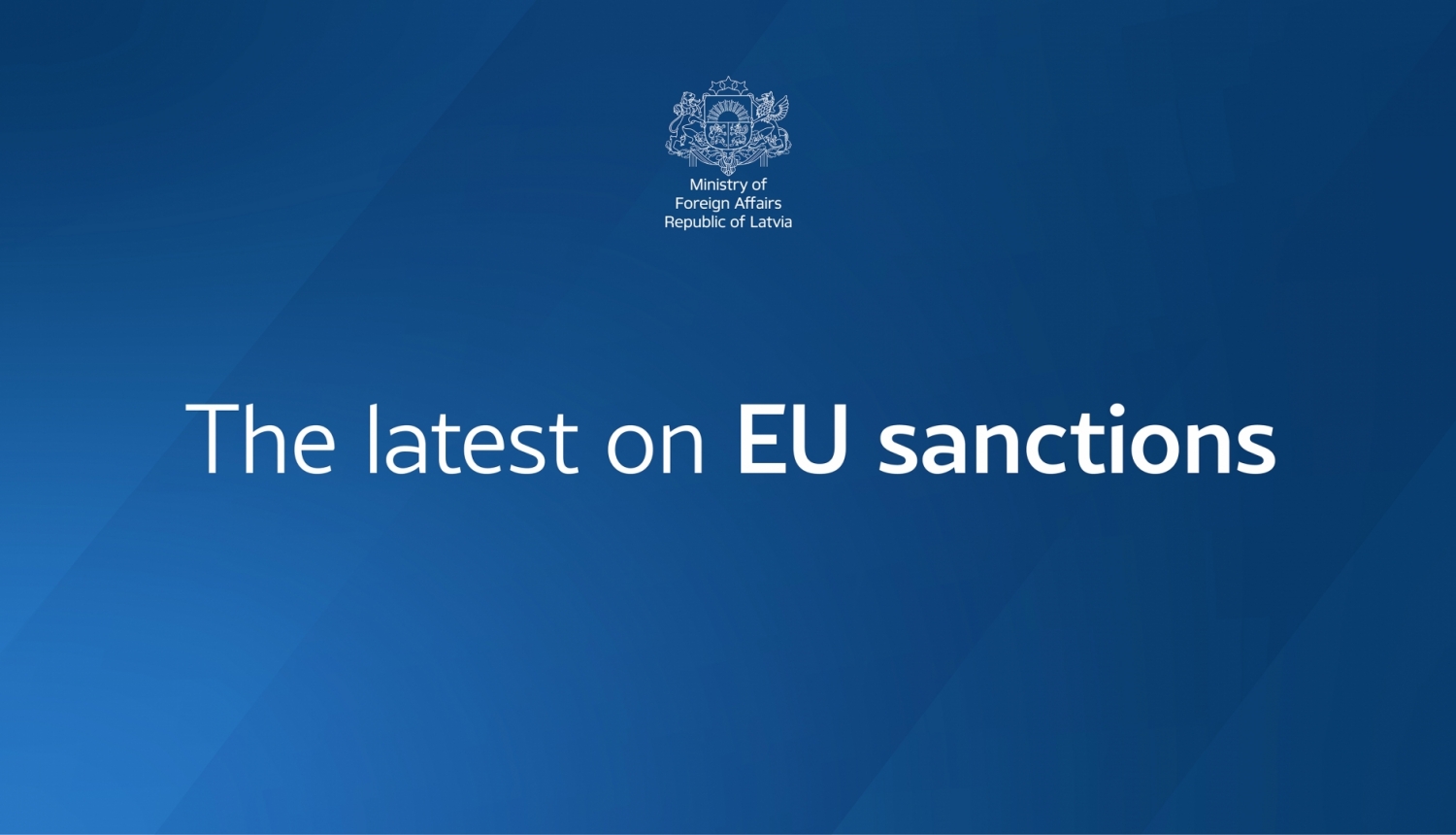 The latest on EU sanctions