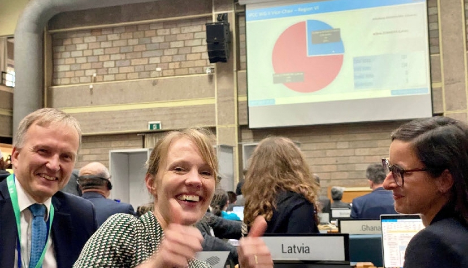 Latvijas pārstāve Zinta Zommers ievēlēta par viceprezidenti Klimata pārmaiņu starpvaldību padomes darba grupā